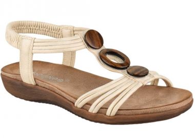 Σανδάλια γυναικεία | Ανατομικά | Amarpies | ABZ26676 | Χρυσό - Amarpies - 